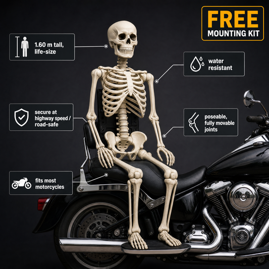 BoneRider -  Motorcycle Skeleton Passenger Kit